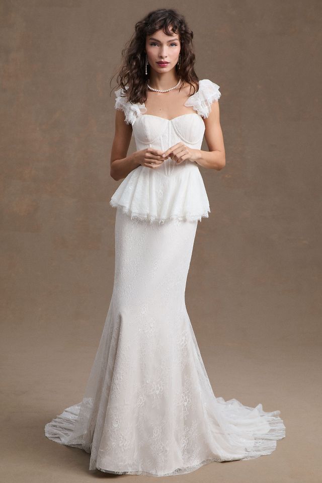 Beholden anthropologie wedding clearance dresses