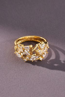Set of Three Stackable Monogram Rings