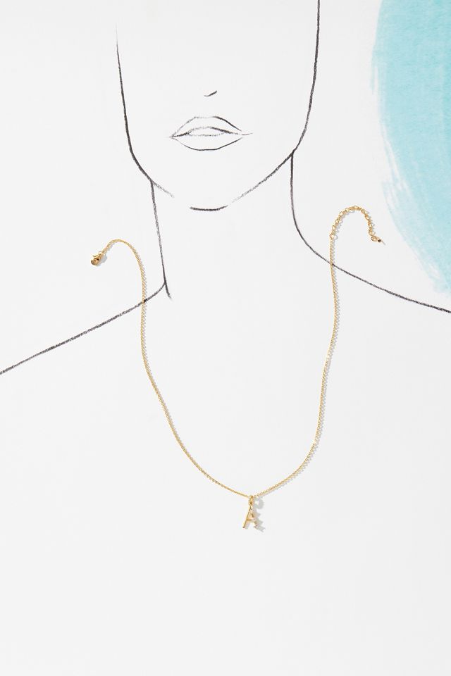 Pavé Monogram Necklace #3