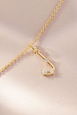 Pavé Monogram Necklace
