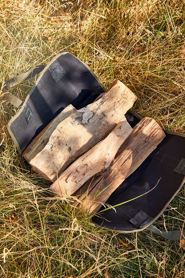 Portable Canvas Log Carrier #1