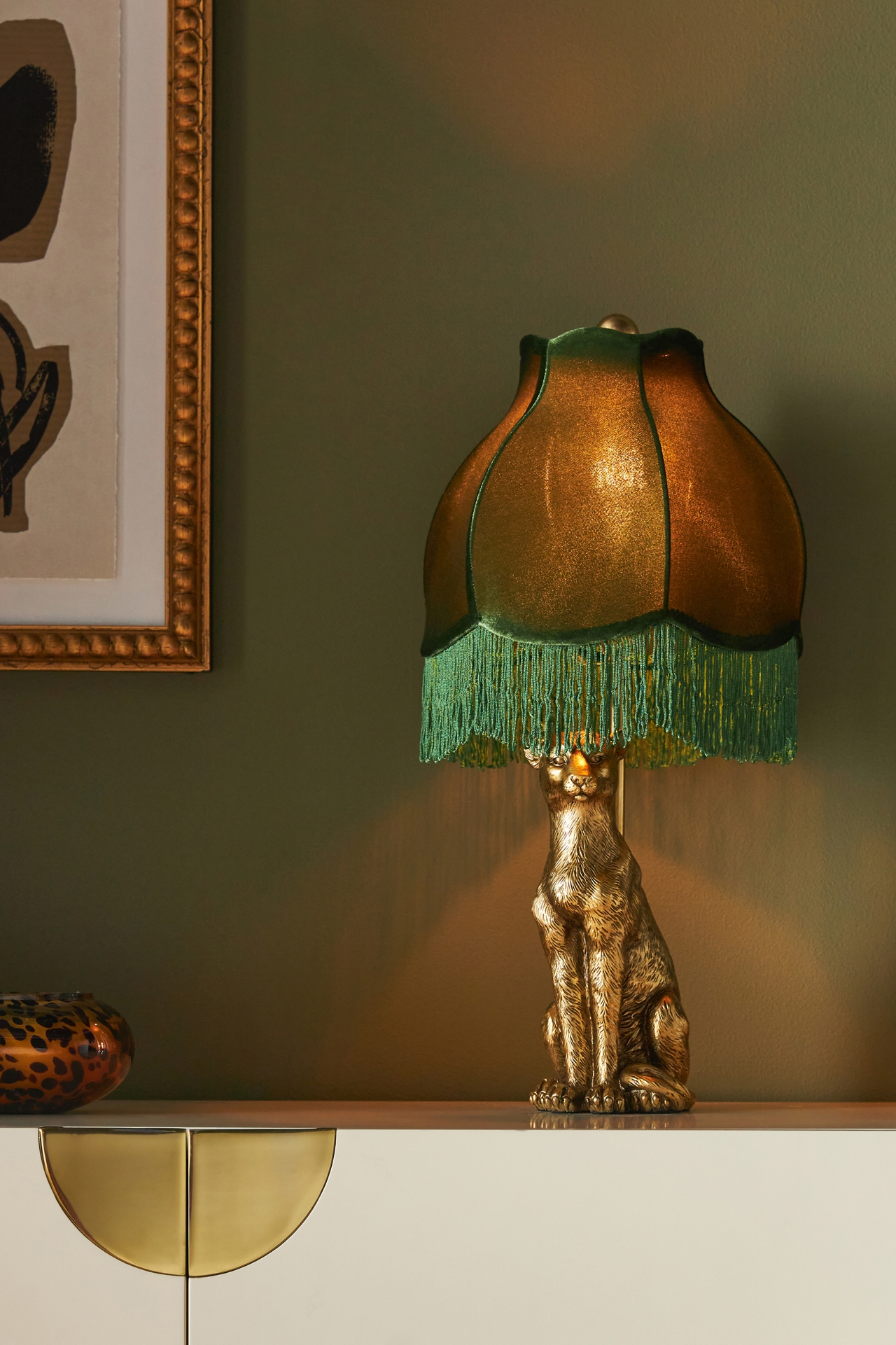 Leopard Table Lamp