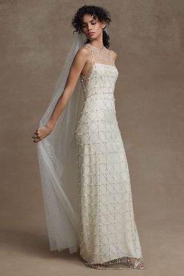 BHLDN Wedding Dress Sequins