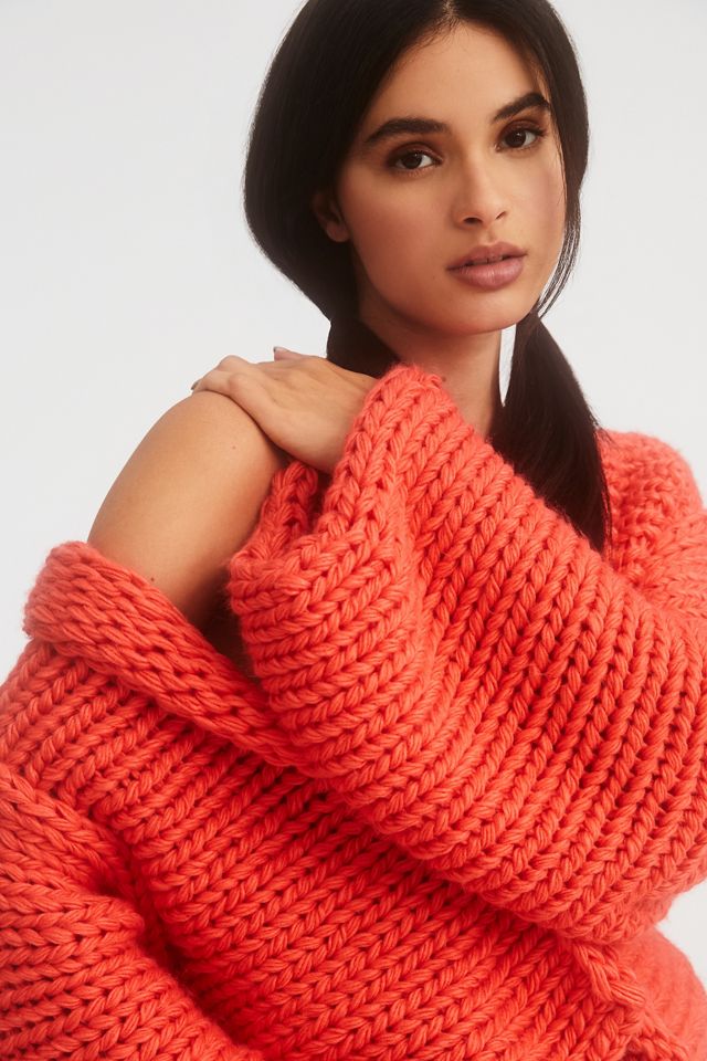By Anthropologie Cozy Knit Hooded Cardigan Sweater #3