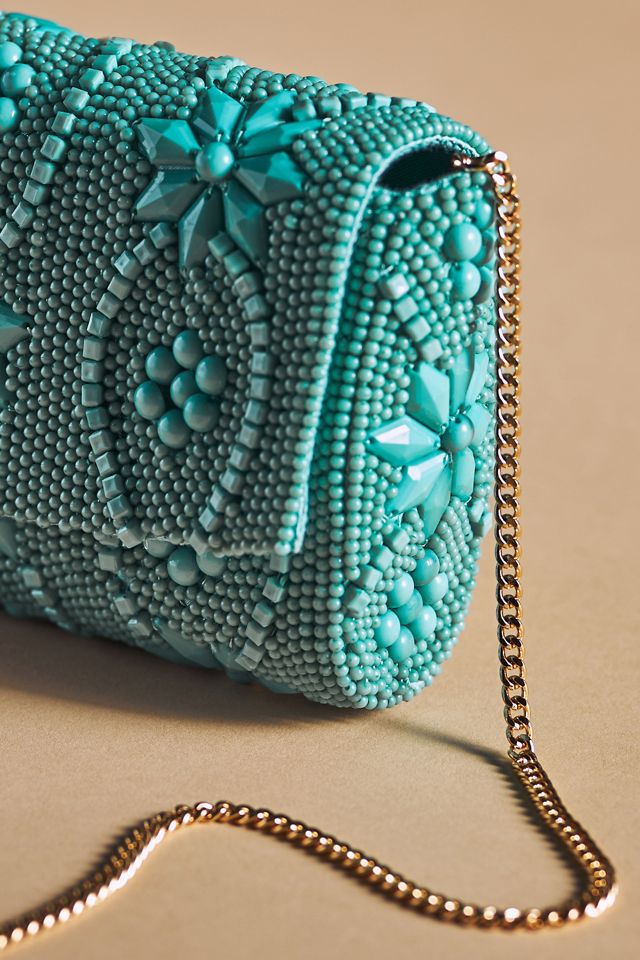Beaded Floral Clutch #2