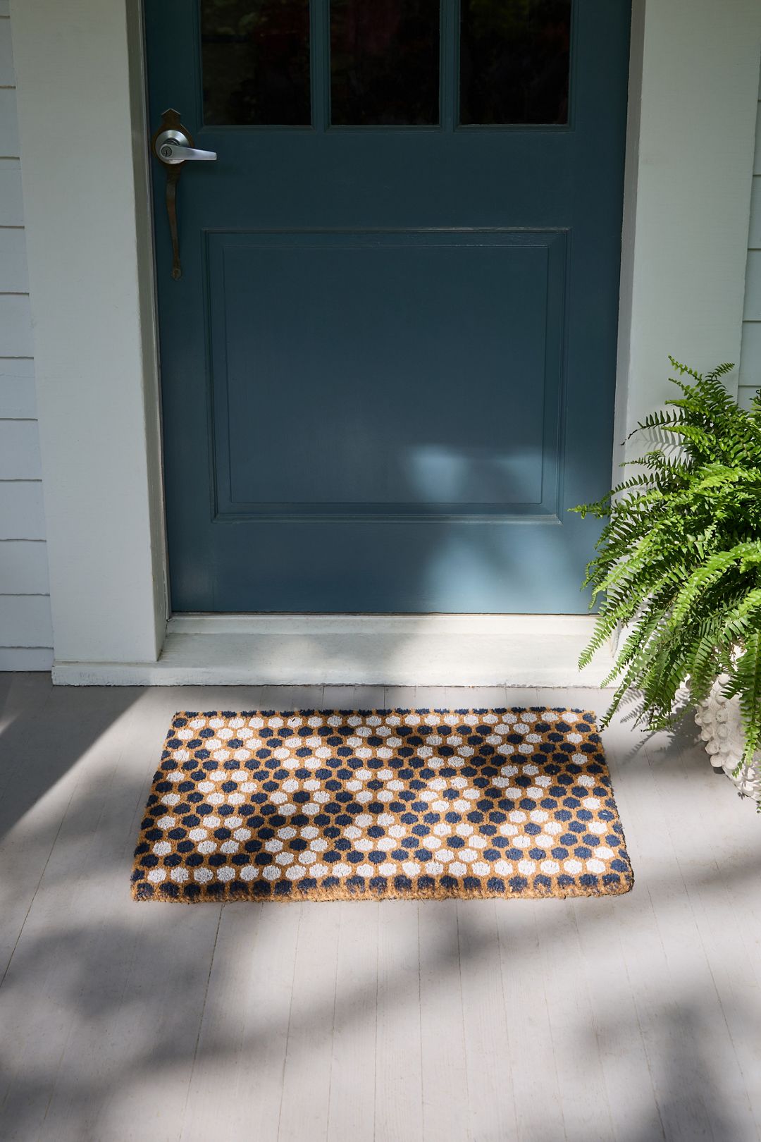Vintage Tile Doormat - Natural/Ivory, 18" x 30"
