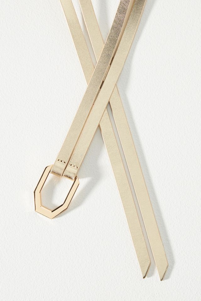 Skinny Double Wrap Belt #1