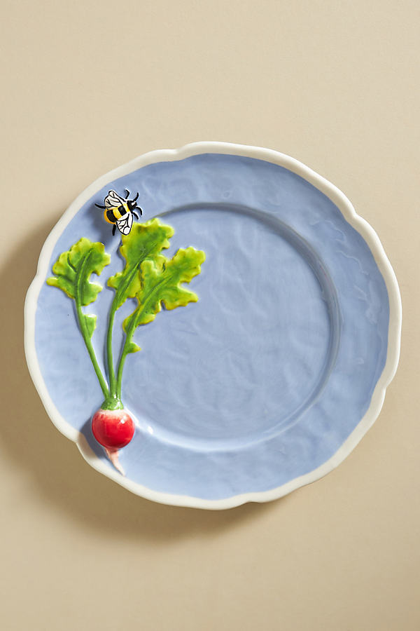 Anthropologie Faye Dessert Plate By  In Blue Size Side Plate