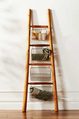 Hya Ladder Storage Baskets, Set of 4