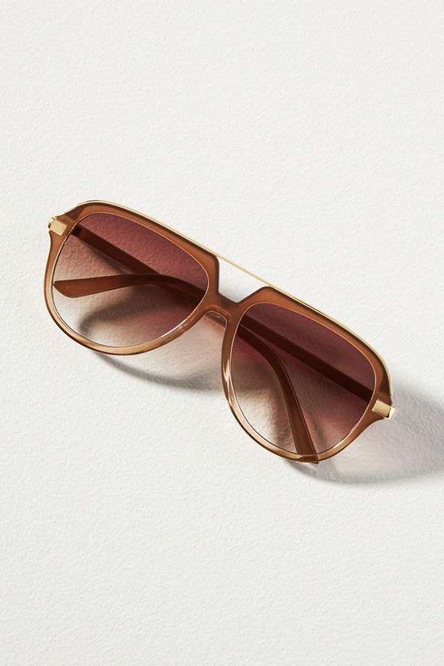 Gradient Aviator Sunglasses #1