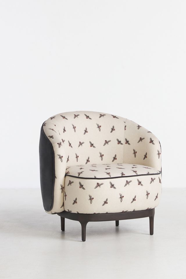 Embroidered Brigitta Fae Occasional Chair #2