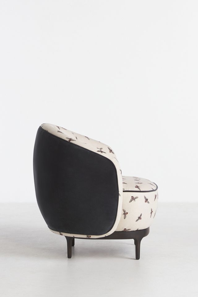 Embroidered Brigitta Fae Occasional Chair #3