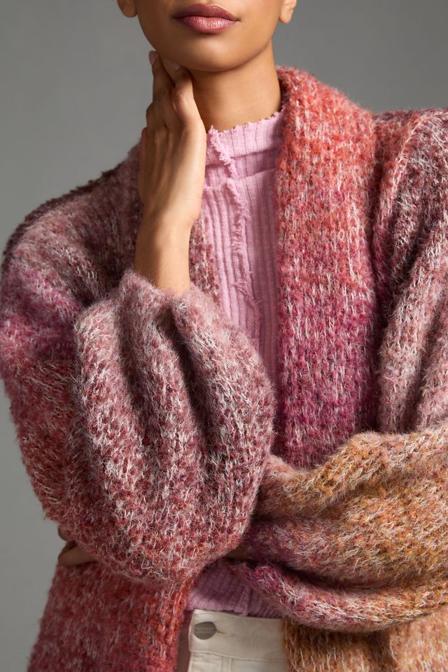 By Anthropologie Ombré Knit Duster #4