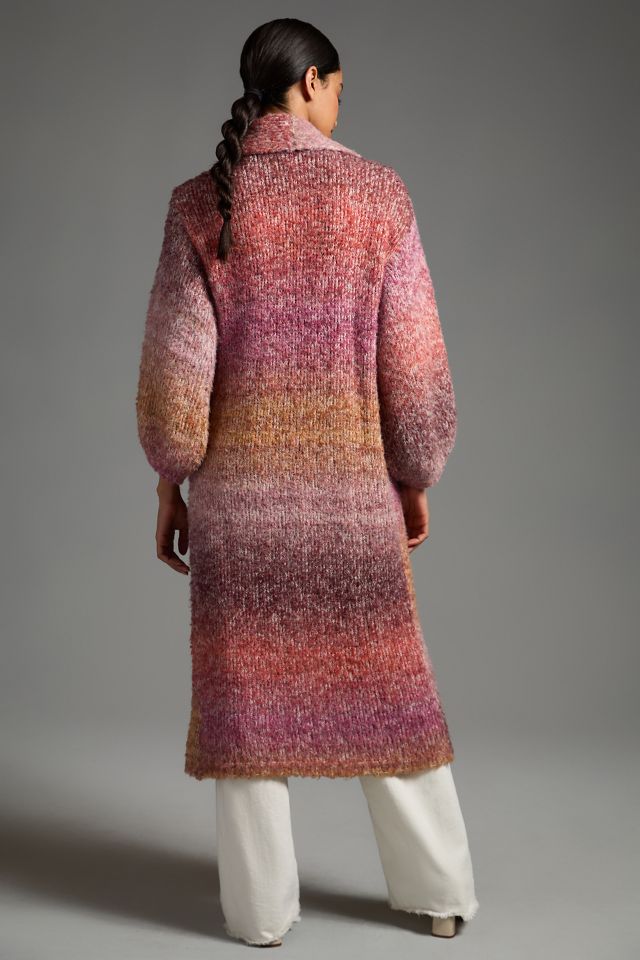 By Anthropologie Ombré Knit Duster #6