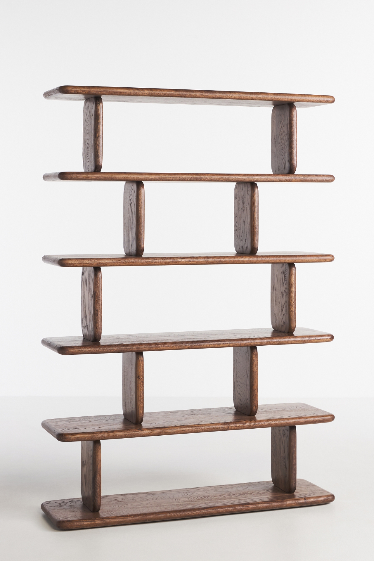 Kalle Sculptural Five-Tier Bookshelf