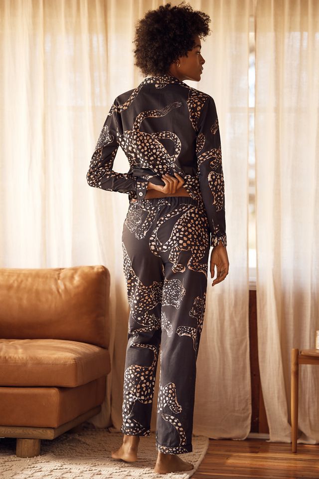 Desmond & Dempsey Jaguar Pajama Set | Anthropologie