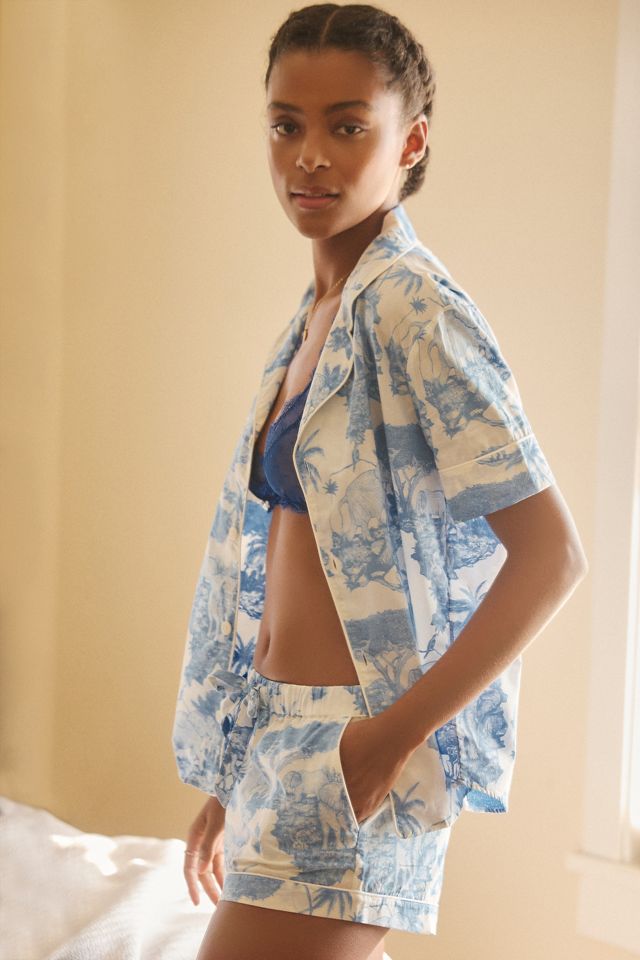 Desmond & Dempsey Loxodonta Short Pajama Set #5