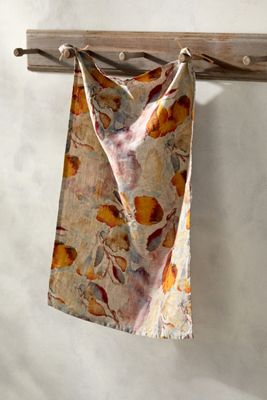 Lithuanian Dish Towel, Watercolor Florals