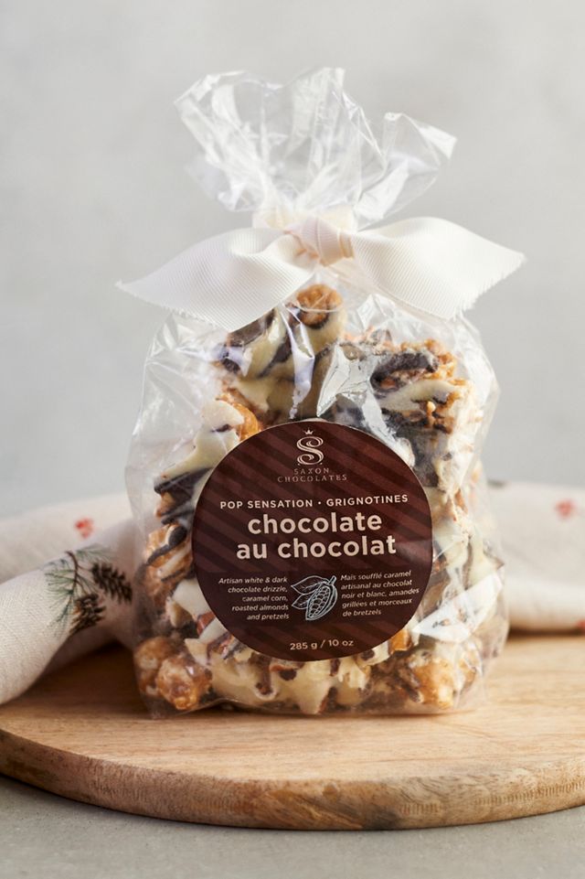 Chocolate, Pretzel + Almond Popcorn #1
