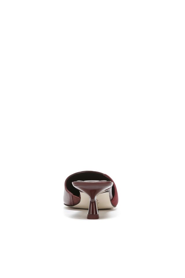 Sarto Dune Pointed-Toe Kitten-Heel Mules #2