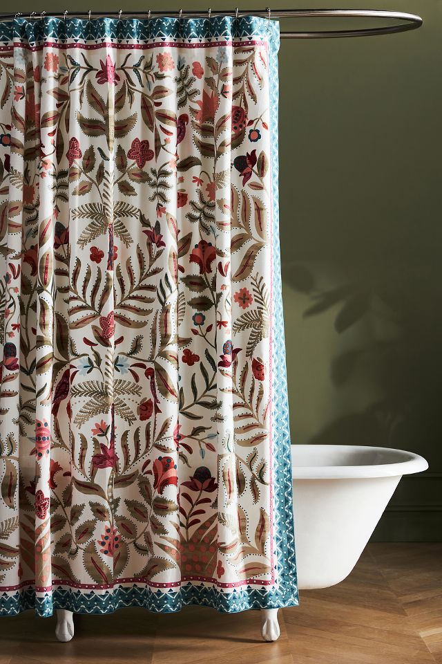 Anthropologie shower store curtain