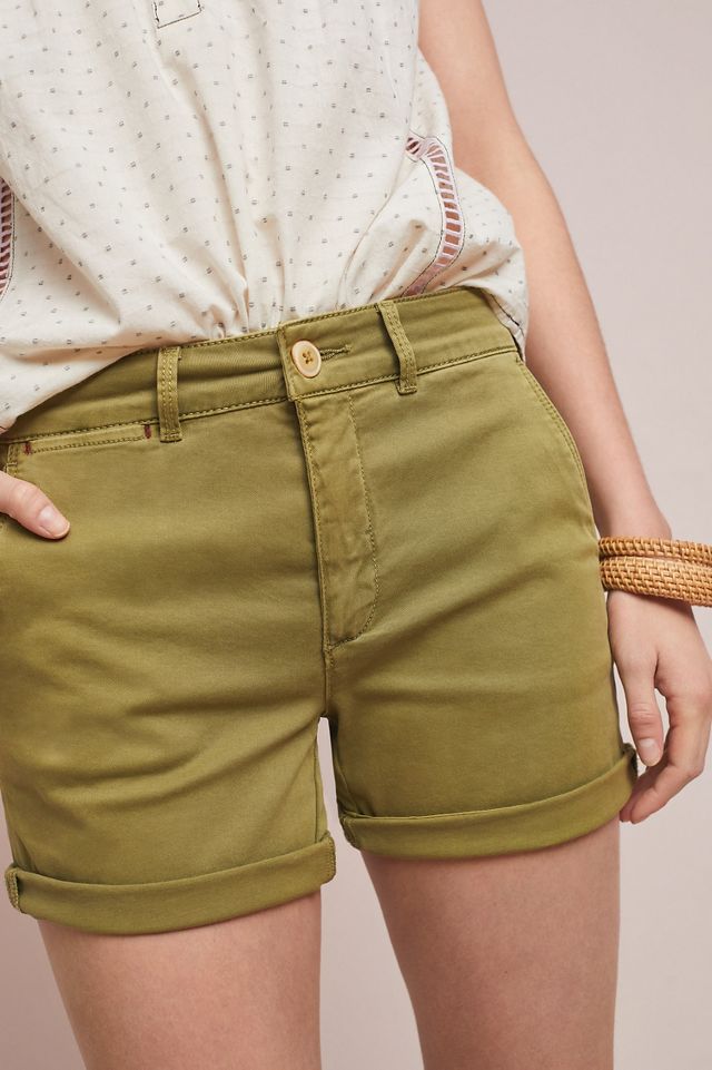 Mid-Rise Chino Shorts