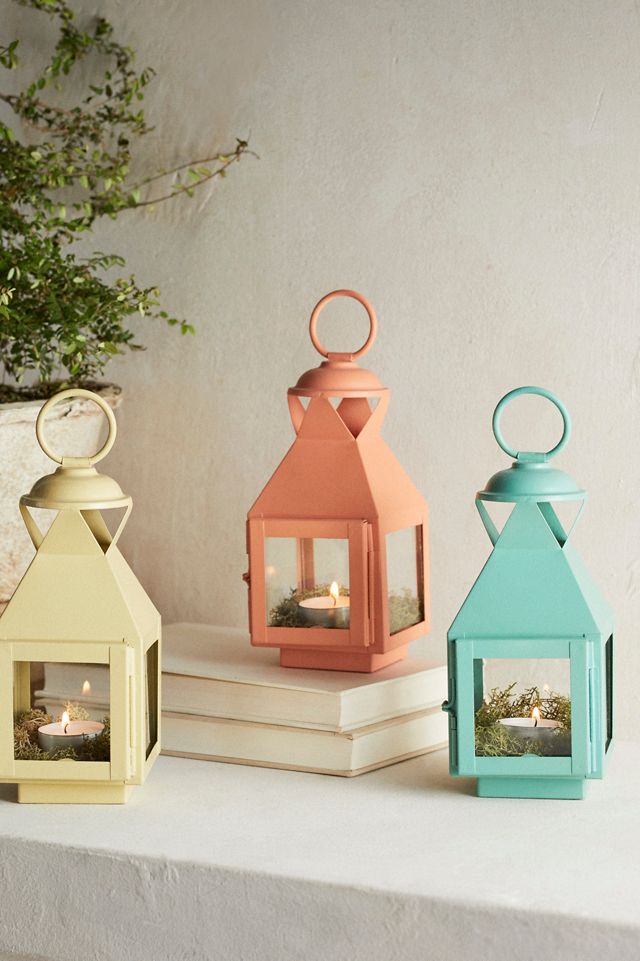 Color Mini Lantern with Handle | AnthroHome
