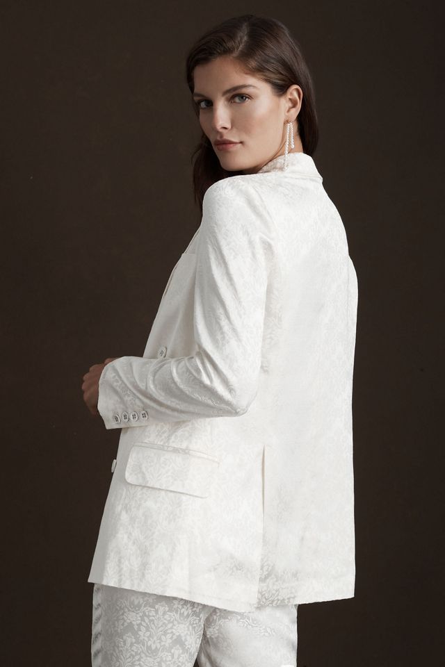 V. Chapman The Charles Floral Brocade Bridal Blazer #2