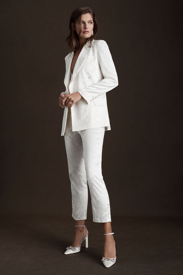 V. Chapman The Charles Floral Brocade Bridal Blazer #3