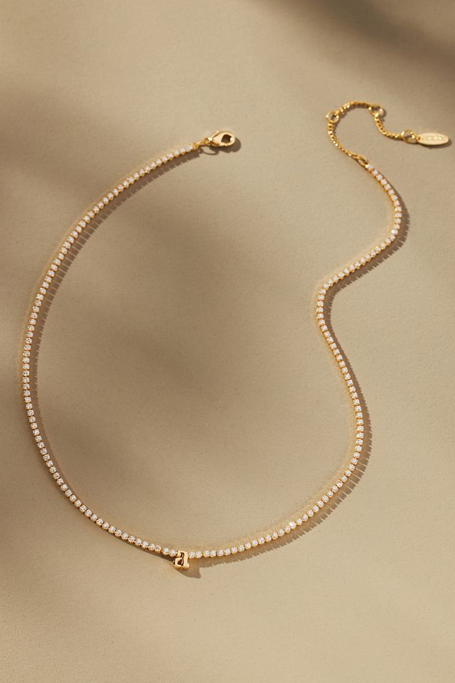 Monogram Pavé Necklace #1