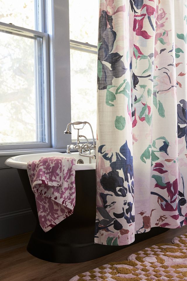 Orily Organic Cotton Shower Curtain AnthroLiving