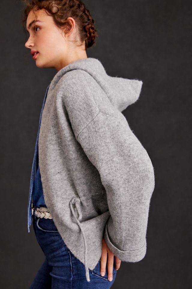 By Anthropologie Hoodie Cardigan Sweater #1
