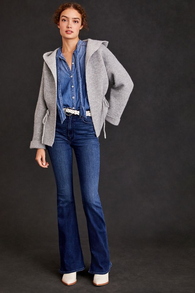 By Anthropologie Hoodie Cardigan Sweater #4