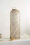 Rattan Wrapped Glass Vase #2