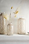Rattan Wrapped Glass Vase #1