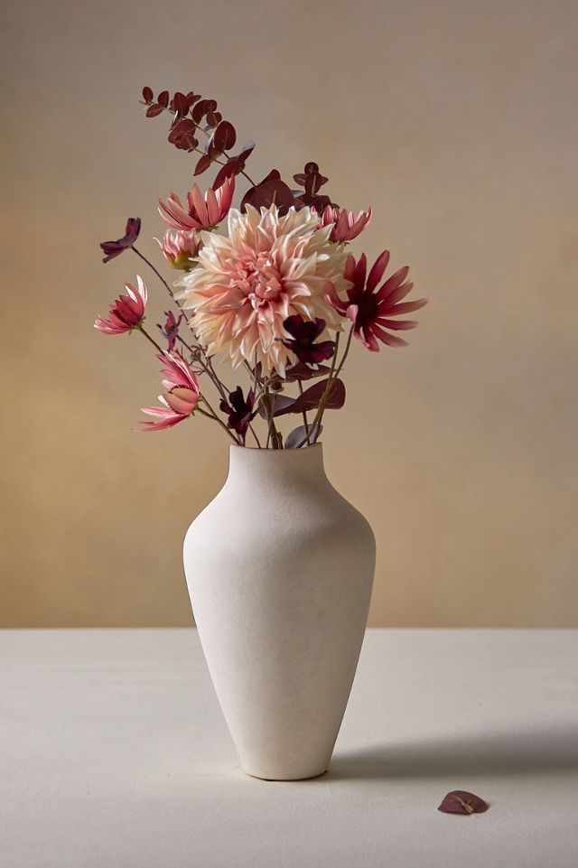 Organic Ceramic Vase, Tall Neutral #3