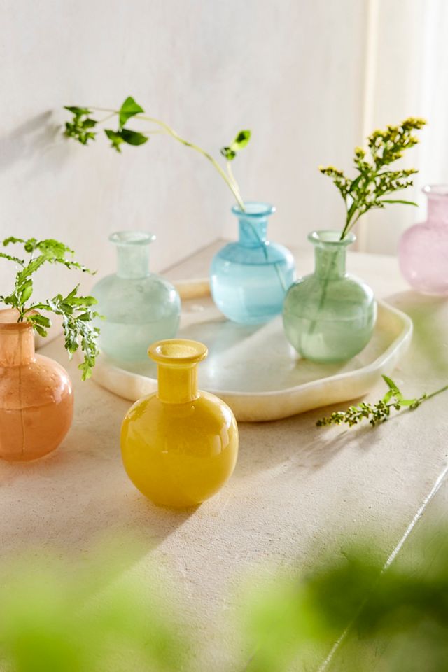 Colorful Glass Bud Vase #1