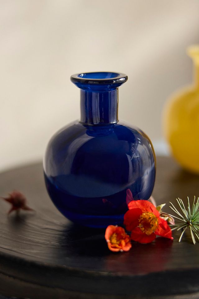 Colorful Glass Bud Vase