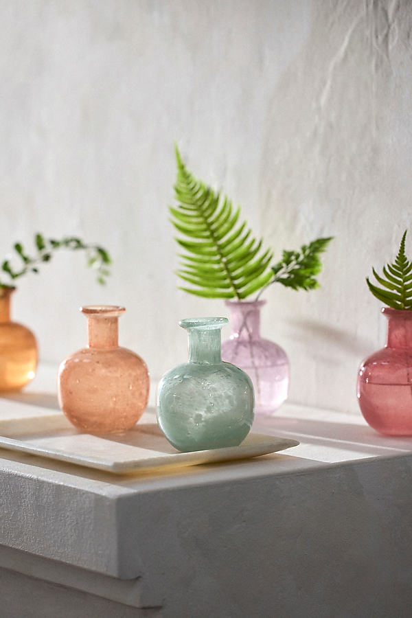 Terrain Colorful Glass Bud Vase