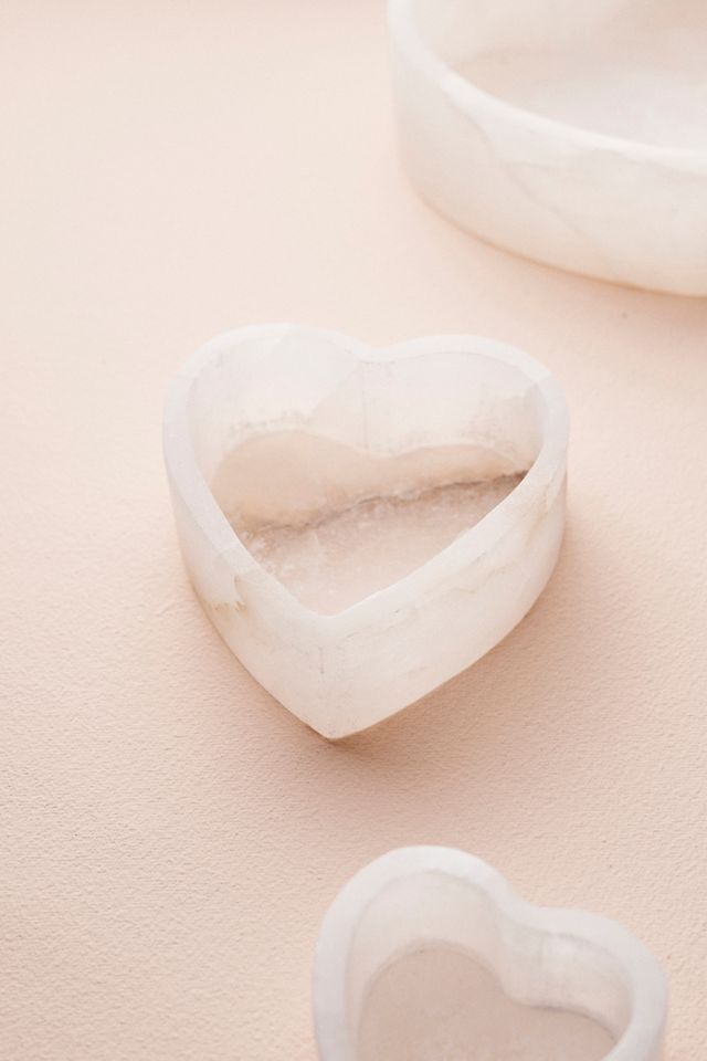 Heart Alabaster Decorative Bowl #3