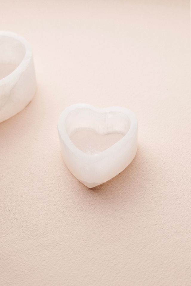 Heart Alabaster Decorative Bowl #4