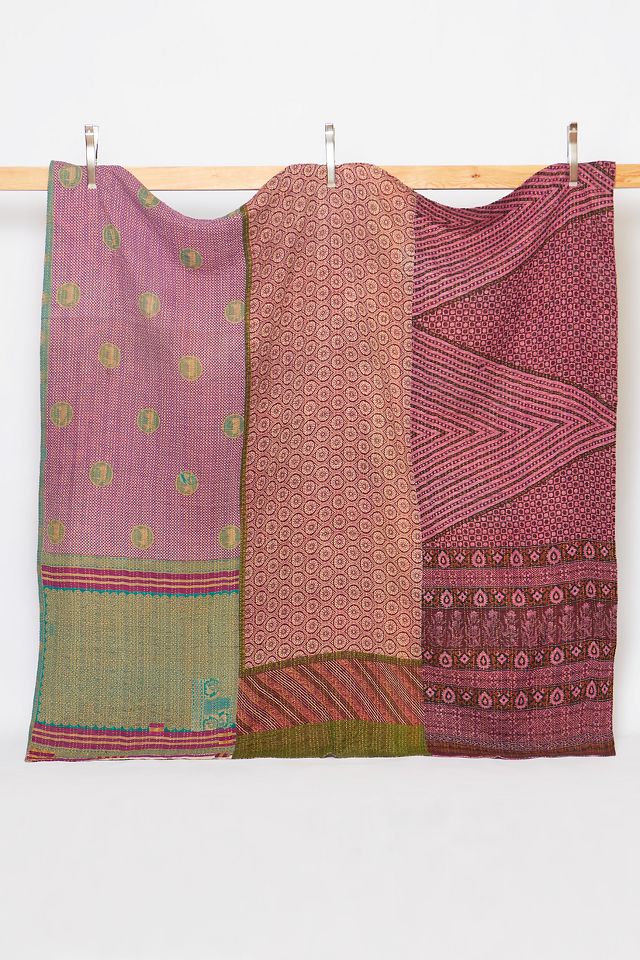 Anchal Queen Kantha Quilt No. Q220304