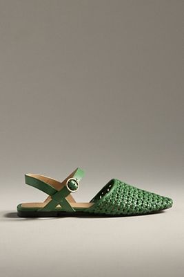Ballerines tissées en Green taille: 38 chez Anthropologie - Pilcro - Modalova