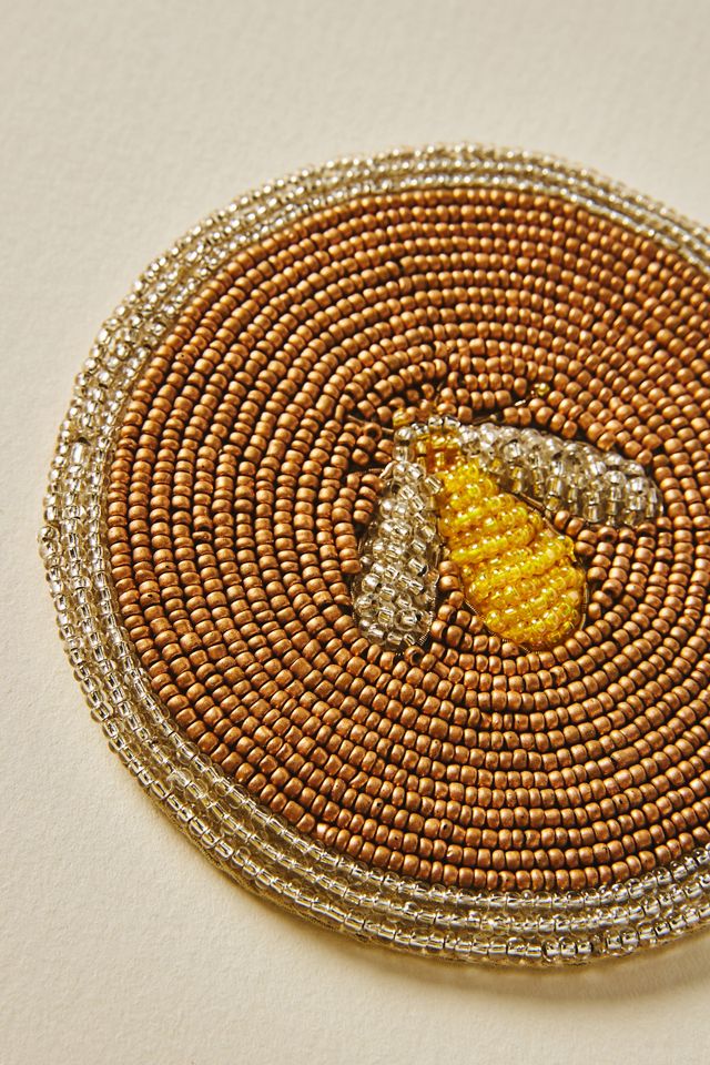 Joanna Buchanan Sparkle Bee Coasters, Set of 4 #1