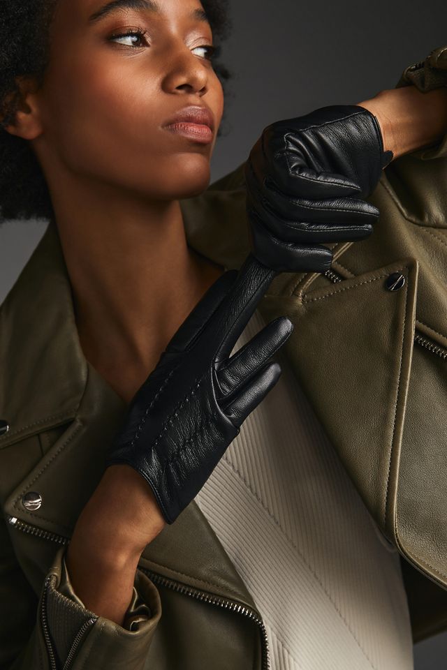 Faux Leather Gloves #1