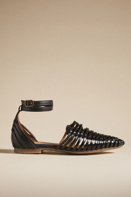 Seychelles Trinket Ankle Strap Flat In Black