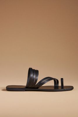 Shop Seychelles Summer Rain Sandals In Black
