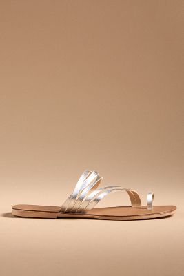 Shop Seychelles Summer Rain Sandals In Silver