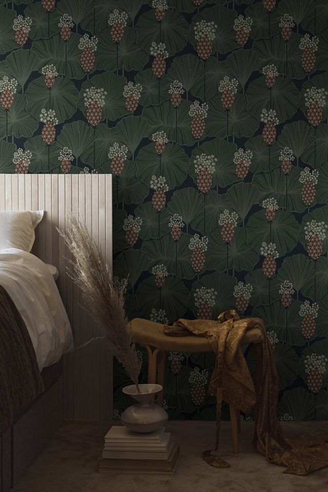 Boråstapeter Umbrella Leaves Wallpaper #2