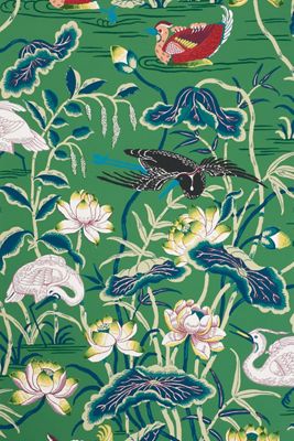 Schumacher Lotus Garden Wallpaper